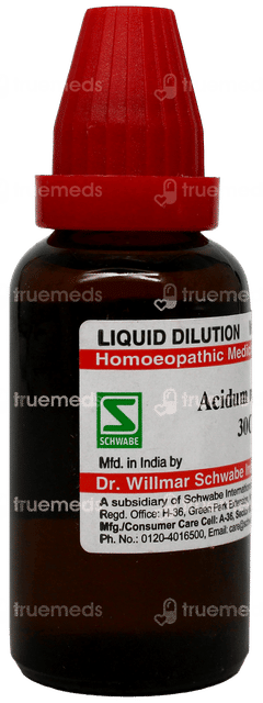 Dr Willmar Schwabe India Acidum Nitricum 30 Ch Dilution 30 Ml